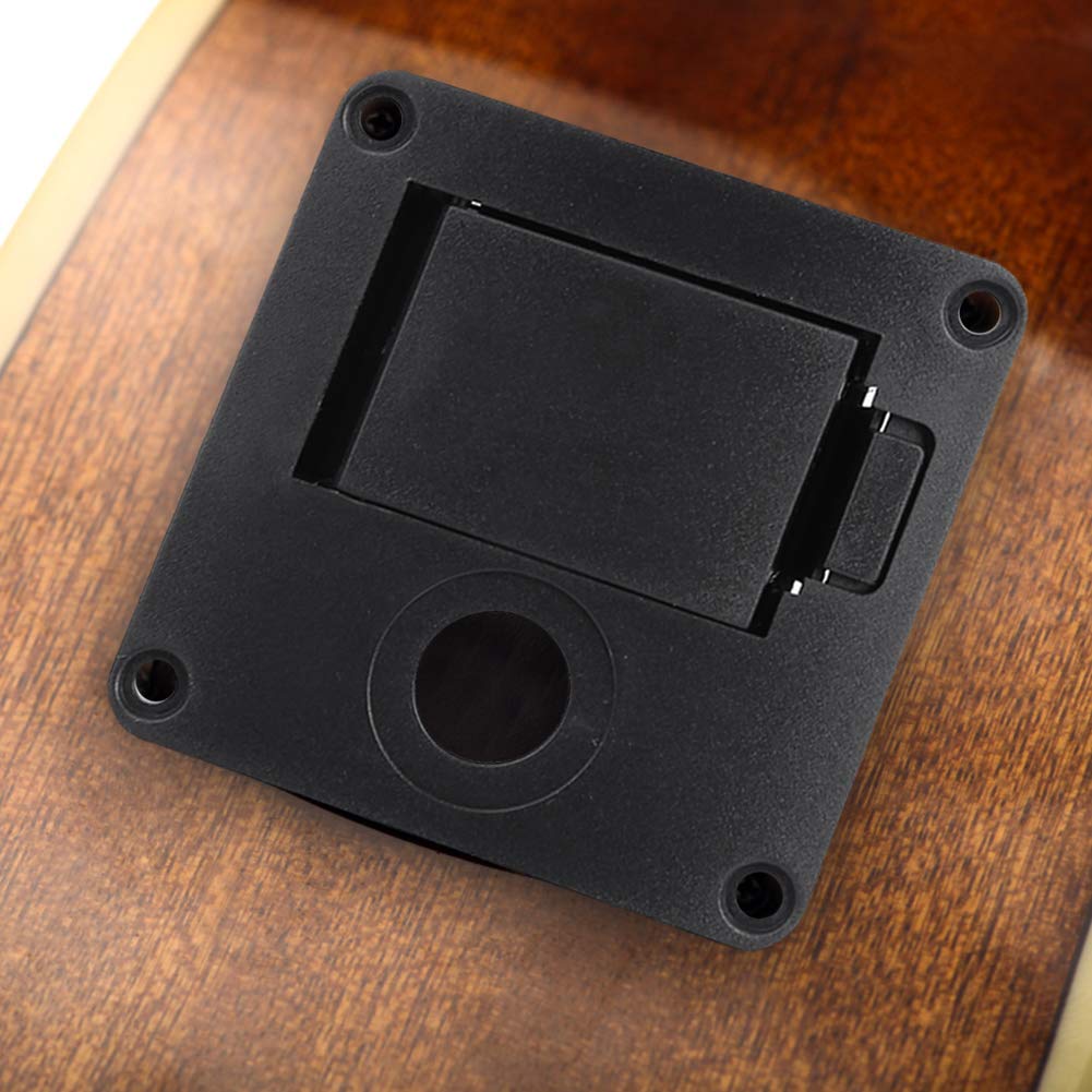 Bnineteenteam Electric Guitar Bass Battery Case 9V Pickup Battery Holder for Active Guitar Bass Pickup (#01)